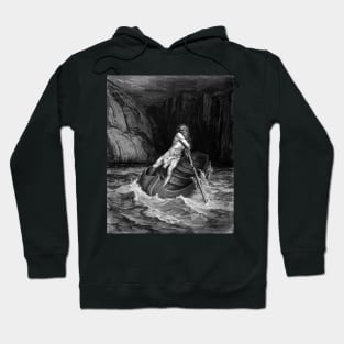High Res Gustave Doré Illustration Charon the Ferryman of the Dead Hoodie